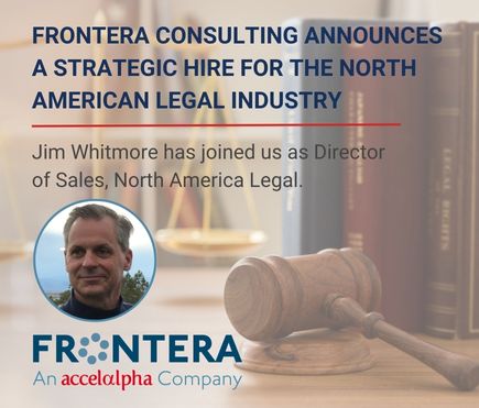Frontera Consulting announces strategic hire for the North American Legal Sector